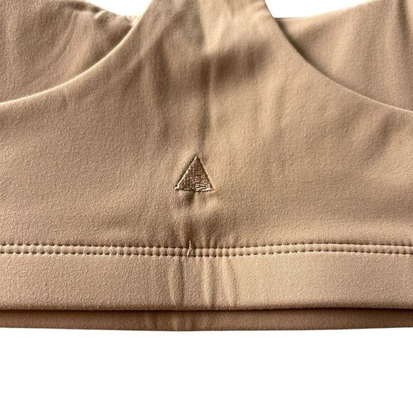 Balance Athletica Vitality Women’s M Core Bra Maple‎ Brown Padded Sports Bra New - Picture 4 of 7